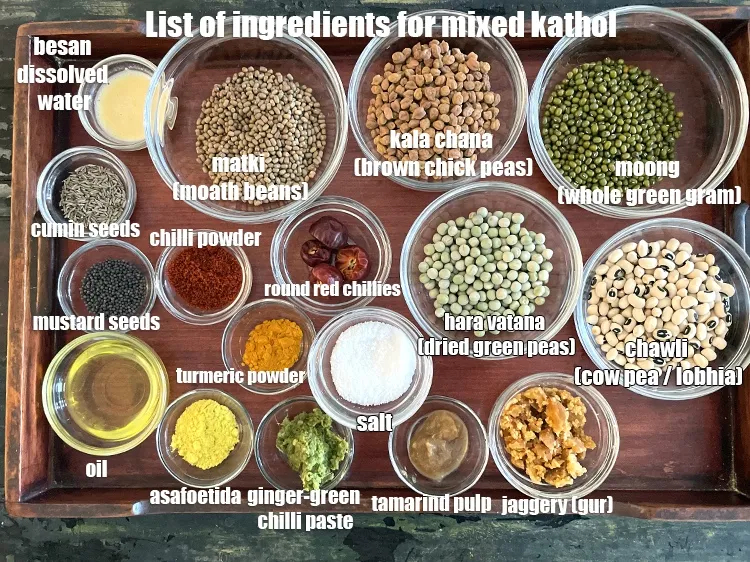 Step 2 – <strong>what is mixed kathol made of ? </strong><u><em>See below image of list of ingredients for&nbsp;mixed …