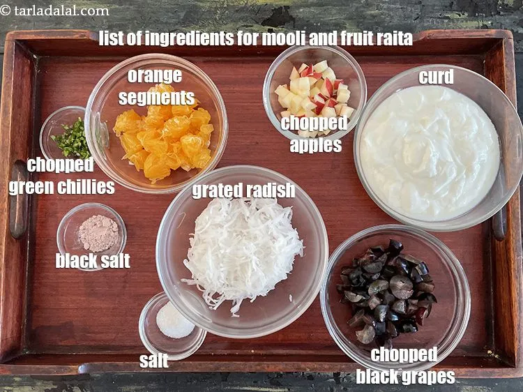 Step 4 – <strong>what is &nbsp;mooli and fruit raita made off? spiced yogurt raita with radish&nbsp;</strong>&nbsp;is made from&nbsp;3/4 …