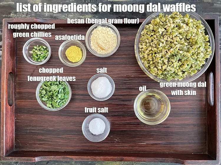 Step 2 – <strong>What is moong dal waffles made of ?</strong>&nbsp;is made from cheap and easily available ingredients …