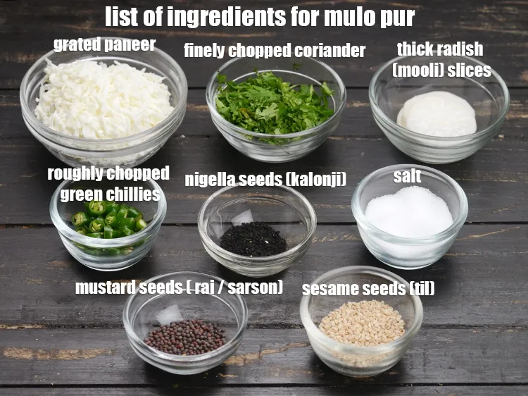 Step 2 – <strong>mulo pur recipe | &nbsp;Bengali style stuffed raddish | stuffed raddish bhajia |</strong> is made …