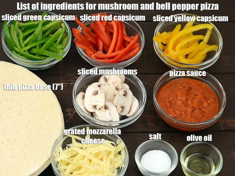 Step 2 – <strong>what is mushroom and bell pepper pizza made of?&nbsp;Indian mushroom capsicum pizza&nbsp;</strong>is made of&nbsp; <strong>For …