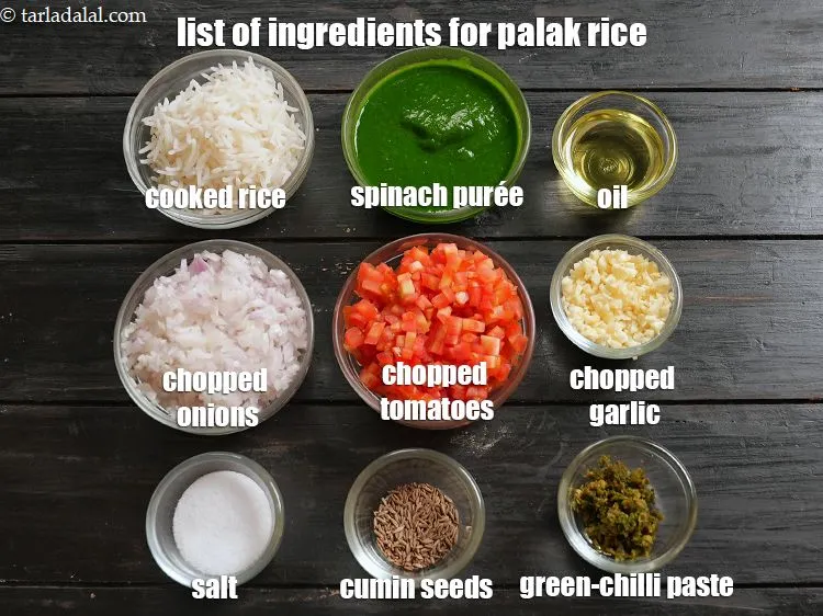 Step 2 – <strong>palak rice recipe | lahsuni palak rice | healthy and easy palak rice |</strong> is …
