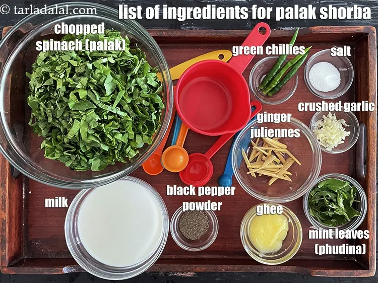 Step 2 – <strong>what is Punjabi spinach soup &nbsp;made off? palak shorba </strong>is made from cheap and easily …