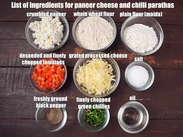 Step 2 – <strong>paneer cheese chilli paratha |&nbsp;tomato cheese paratha |</strong>&nbsp;<strong>Indian cheese paneer paratha |</strong> is made of …