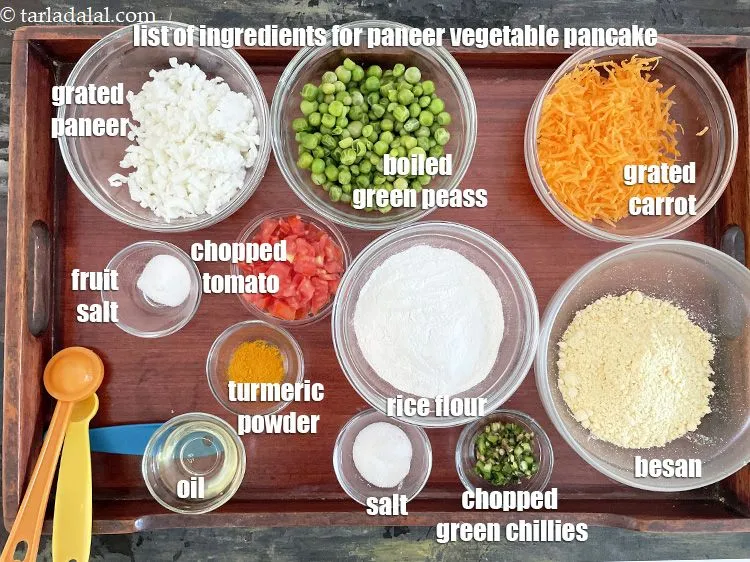 Step 2 – <strong>what is paneer vegetable pancake made off? <meta charset="UTF-8" />Indian pancakes with green peas, tomatoes …