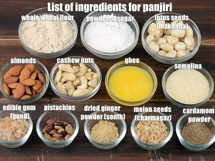Step 2 – <strong>panjiri recipe | aata panjiri | janmashtami prasad | wheat panjeeri |</strong> is made of …