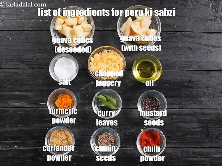 Step 2 – <strong>peru ki sabzi recipe | amrood ki sabzi | guava sabzi | </strong>is made using …