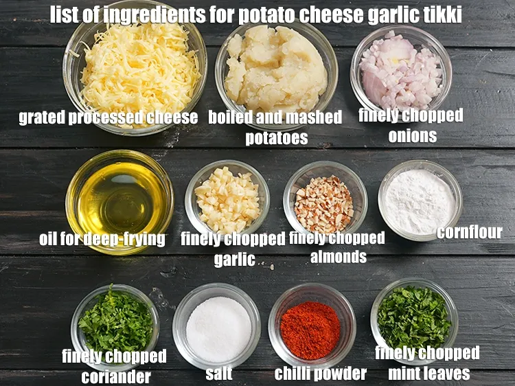 Step 2 – <strong>What is potato cheese garlic tikki made of ?</strong> potato cheese garlic tikki is made …