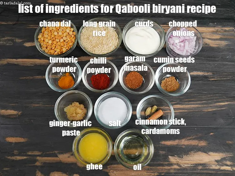 Step 2 – <strong>what is Qabooli biryani recipe made of ? Hyderabadi chana dal biryani&nbsp;</strong>is made from&nbsp;<meta charset="UTF-8" …