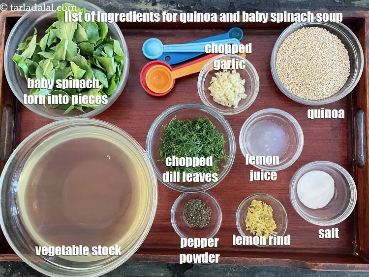 Step 2 – <strong>what is lemony quinoa and baby spinach soup made off? quinoa and dill soup</strong>&nbsp;is made …