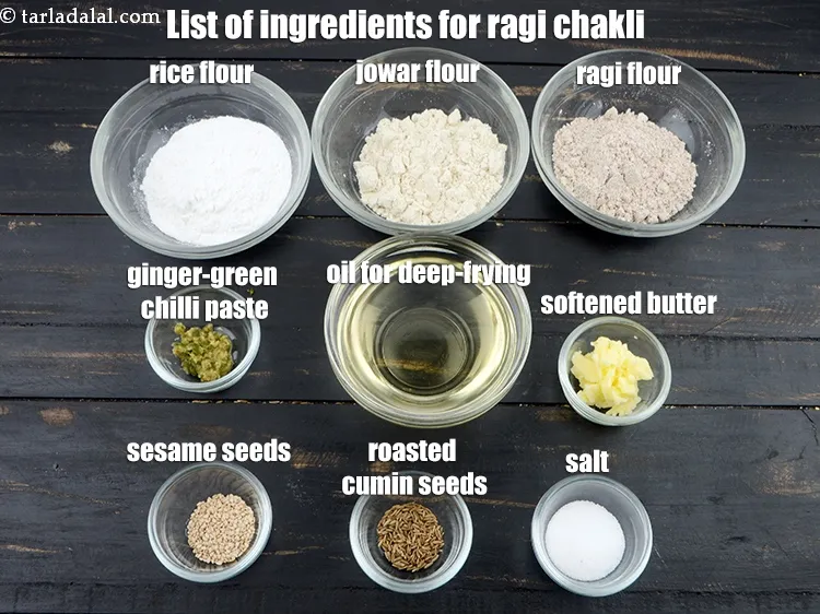 Step 2 – <strong>what is ragi chakli made of?</strong> <strong>nachni chakli is made of&nbsp;</strong>1/4 cup&nbsp;<a href="https://www.tarladalal.com/glossary-ragi-flour-nachni-flour-nachni-ka-atta-red-millet-flour-1115i">ragi (nachni / …