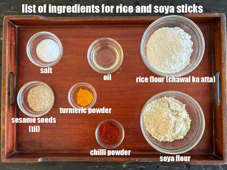 Step 2 – <strong>what is rice and soya sticks made of ? </strong><u><em>See below image of list of …