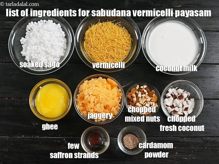 Step 2 – <strong>sabudana vermicelli payasam | vermicelli sabudana kheer | vermicelli sago kheer |</strong> is made using …