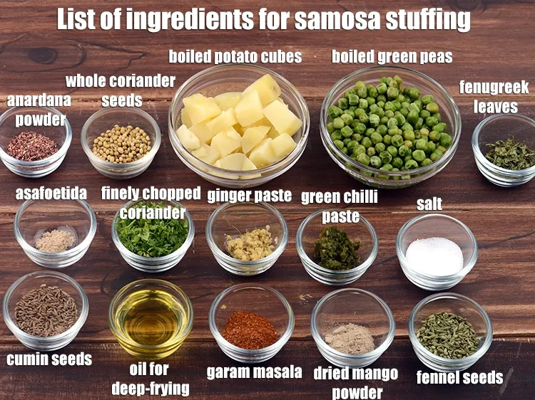 स्टेप 3 – <strong>पंजाबी समोसा के स्टफिंग के लिए सामग्री:</strong> १ टेबल-स्पून जीरा, …