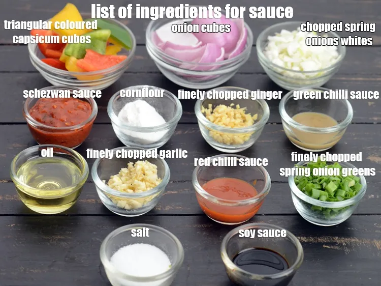 Step 3 – <strong>For the sauce</strong>: 2 tbsp oil, 2 tsp finely chopped garlic, 2 tsp finely chopped …