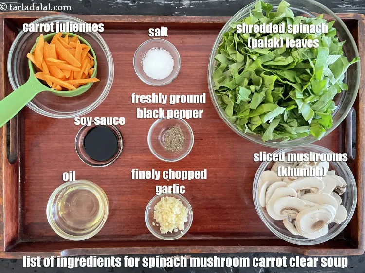 Step 2 – <strong>what is carrot mushroom and spinach soup made off? spinach mushroom carrot clear soup&nbsp;</strong>is made …