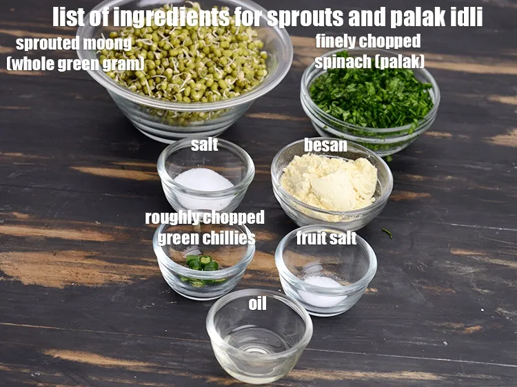 Step 2 – <strong>sprouts and palak idli recipe | sprouts spinach idli | moong palak idli |</strong> is …