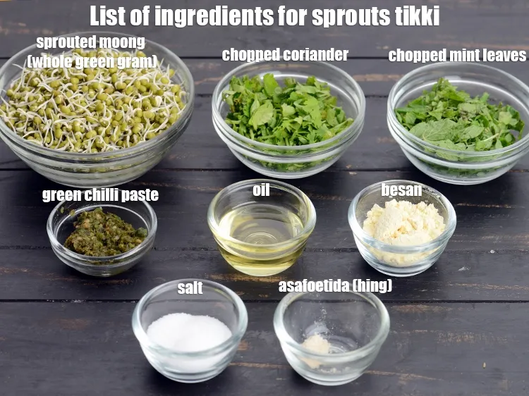 Step 2 – <strong>sprouts tikki recipe | protein rich moong sprouts tikki | healthy sprouts tikki |</strong> is …