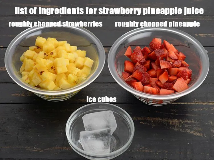 Step 2 – <strong>strawberry pineapple juice recipe | strawberry pineapple smoothie | healthy pineapple strawberry drink |</strong> is …