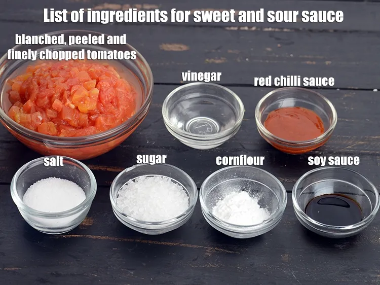 Step 2 – <strong>sweet and sour sauce recipe | Indian style sweet and sour sauce | Chinese sweet …