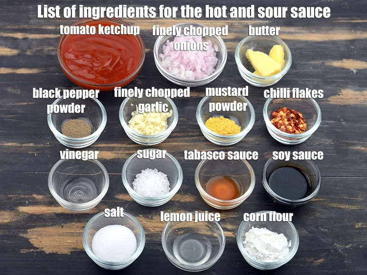 Step 2 – <strong>Paneer satay in hot and sour sauce</strong> is made of cheap and easily available ingredients …