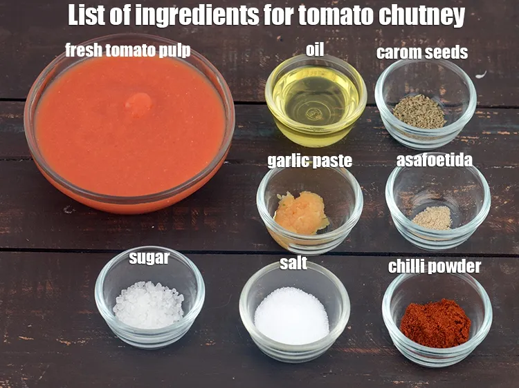 Step 3 – <strong>For the tomato chutney </strong>of corn sev puri,&nbsp;2 cups&nbsp;fresh&nbsp;<a href="https://www.tarladalal.com/glossary-tomato-pulp-tamatar-ka-pulp-1039i">tomato pulp</a>,&nbsp;2 tbsp&nbsp;oil,&nbsp;1/2 tsp&nbsp;carom seeds (ajwain),&nbsp;a …