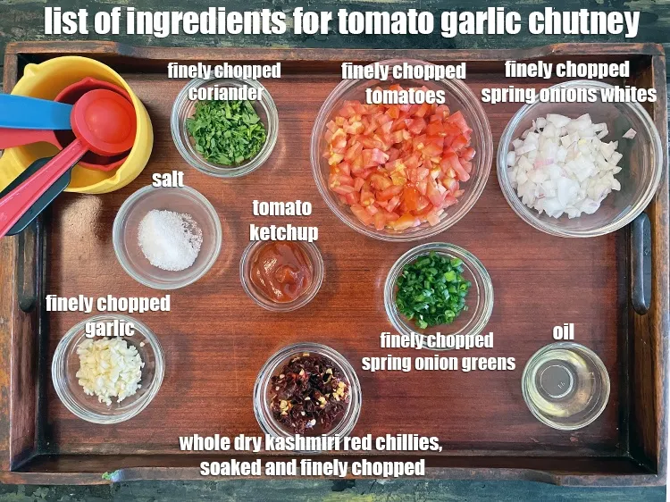 Step 2 – <strong>what is tomato garlic chutney made of?</strong> is a quick and easy chutney to make …