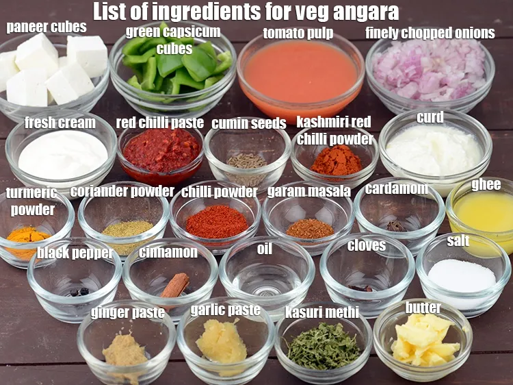 Step 3 – <strong>To make Veg angara</strong>: 2- 3 black pepper , 2 cloves, 1 black Cardamom, 1 …