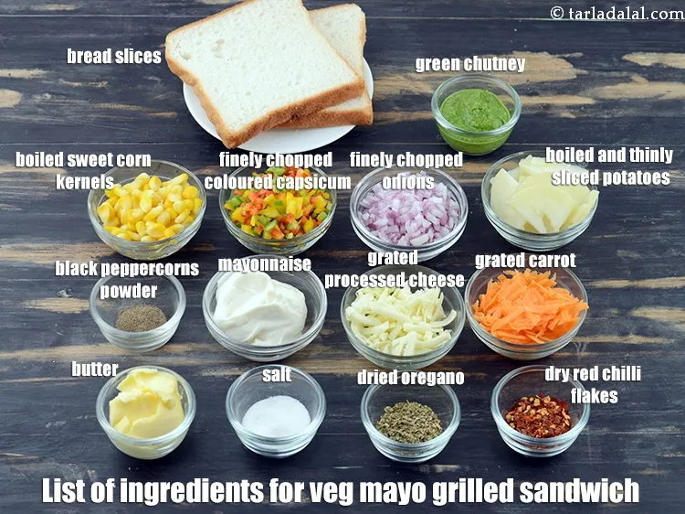 Step 2 – <strong>Veg mayo grilled sandwich recipe | Indian mayonnaise sandwich | veg cheese mayonnaise sandwich | …
