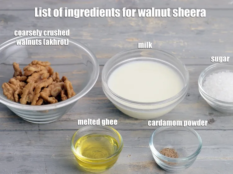 स्टेप 2 – <strong>अखरोट शीरा रेसिपी | अखरोट का हलवा | अखरोट का …