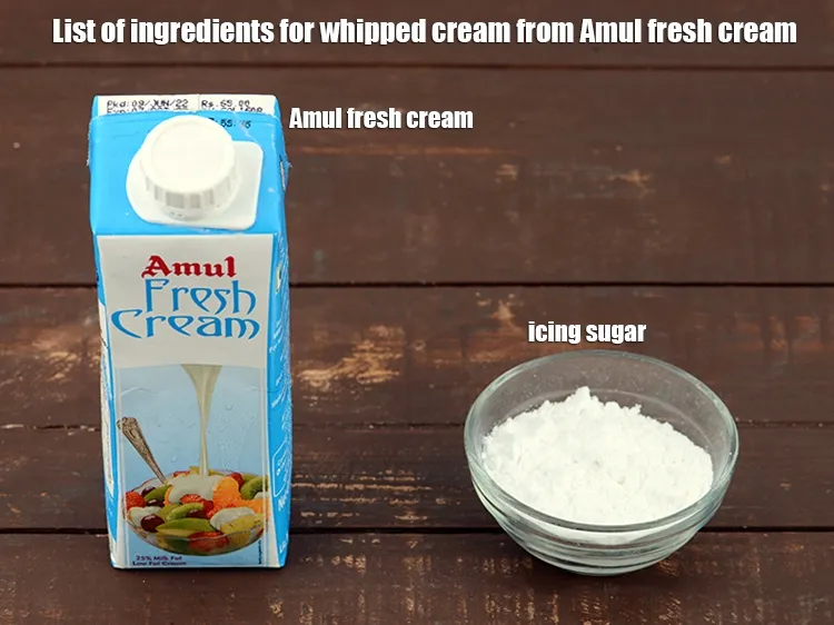 स्टेप 2 – <strong>लो फॅट क्रीम से व्हीप्ड क्रीम </strong>| भारत में आसानी …