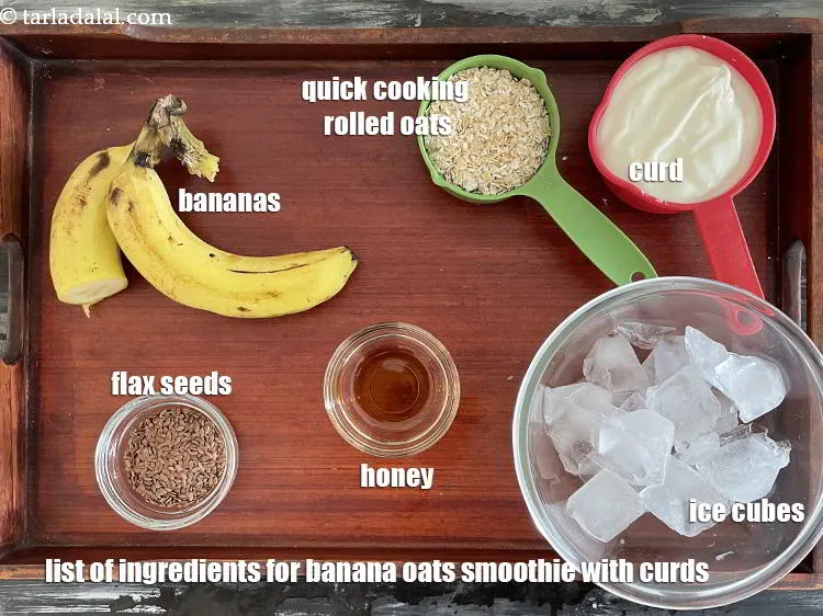 स्टेप 15 – <strong>दही के साथ बनाना ओट्स स्मूदी</strong>&nbsp;|&nbsp;<strong>केला ओट्स स्मूदी अलसी के …