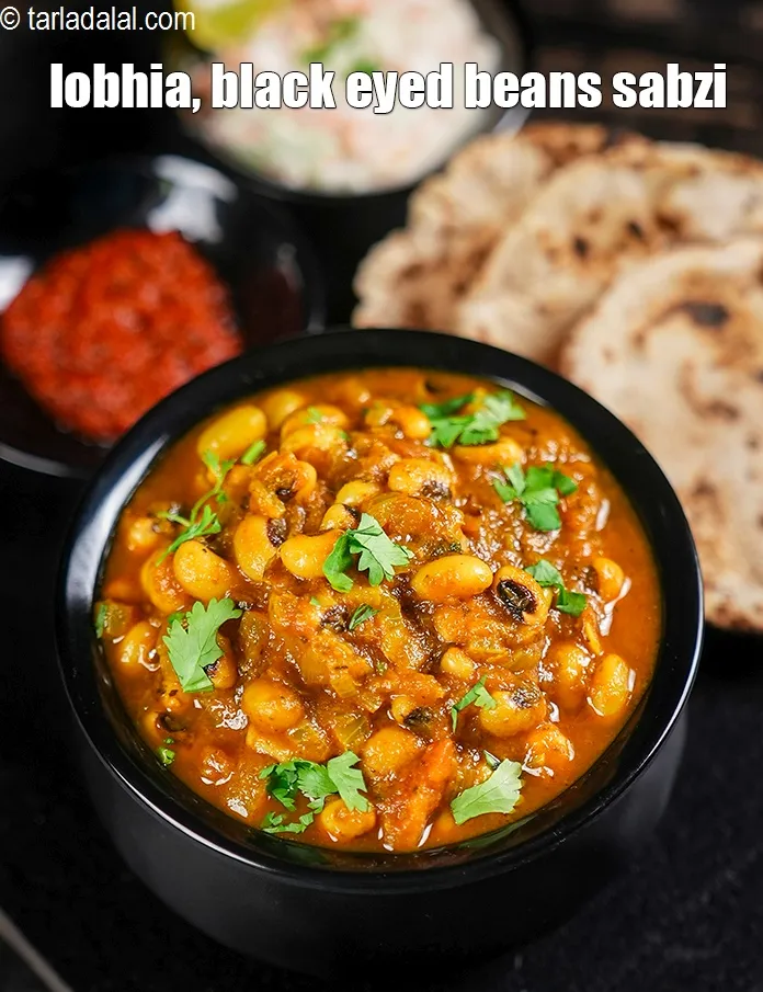 Step 35 – <p>Serve <strong>masala chawli sabzi | lobhia, black eyed beans sabzi | healthy Rajasthani chawli sabzi …