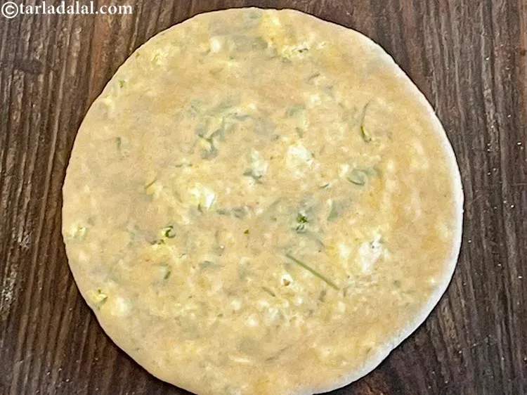 स्टेप 20 – फिर से १२५ मि। मी। (५&rdquo;) व्यास के गोल में …