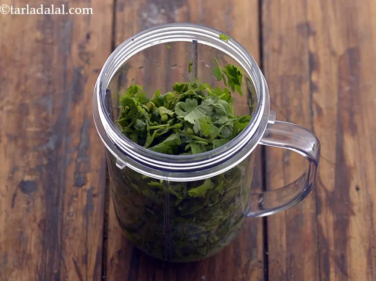 Step 8 – Place them in the mixer jar.