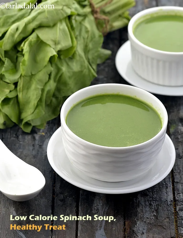 Step 19 – <strong>Low Calorie Spinach Soup &ndash; A Healthy Treat for Taste Buds.</strong> Most greens are low …