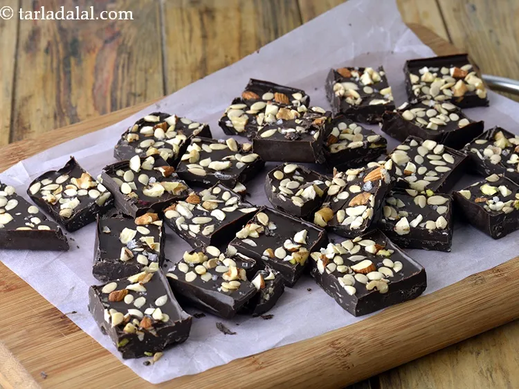 Step 14 – Cut into 24 equal squares, using a sharp knife.