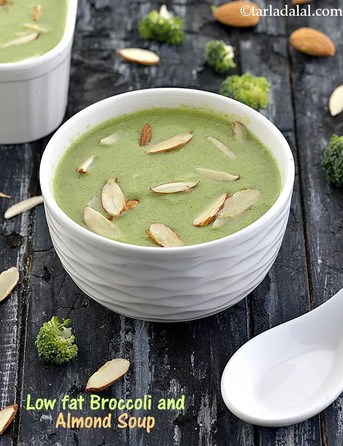 Step 22 – We have converted <strong>Broccoli and Almond Soup</strong> to a <strong>Low Fat Broccoli and Almond Soup</strong>. …
