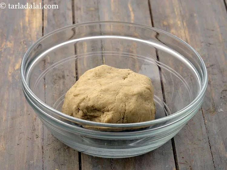 Step 5 – Knead into a soft dough using enough water. Keep aside.&nbsp;