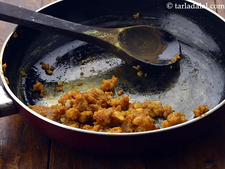 Step 42 – Mix well and cook on a medium flame for 1 minute, while stirring occasionally.