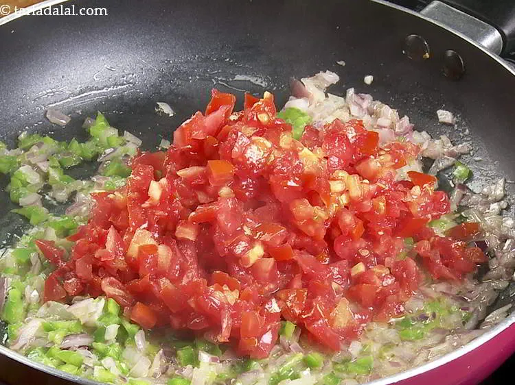 Step 28 – <meta charset="UTF-8" />Add tomatoes. Other vegetables like blanched broccoli florets, baby corn, carrots can also …