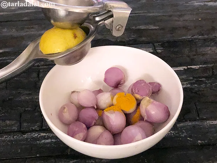 Step 6 – Add the lemon juice.