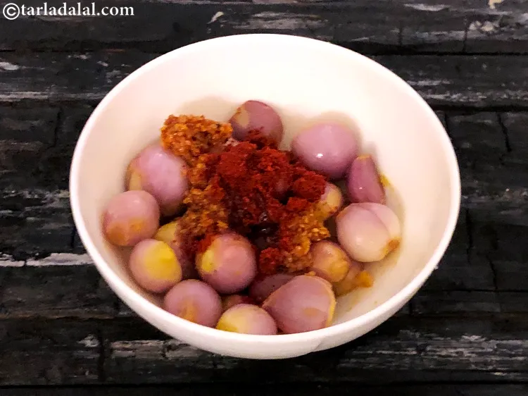 Step 11 – Add the chilli powder.