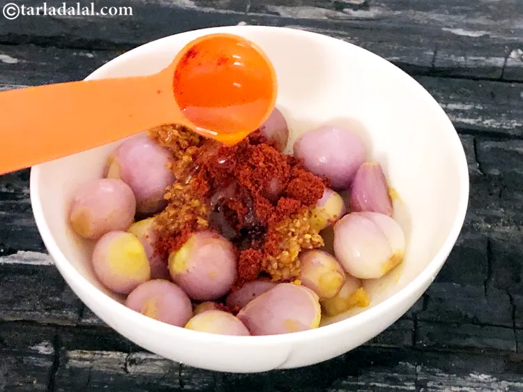 Step 12 – Add the mustard oil.