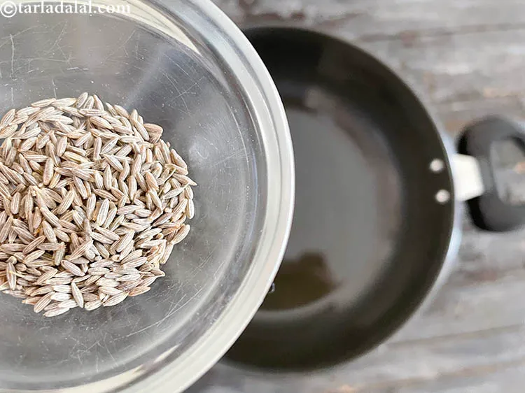 Step 14 – Add&nbsp;<meta charset="UTF-8" />1 tsp&nbsp;<a href="glossary-cumin-seeds-jeera-zeera-381i">cumin seeds (jeera)</a>.