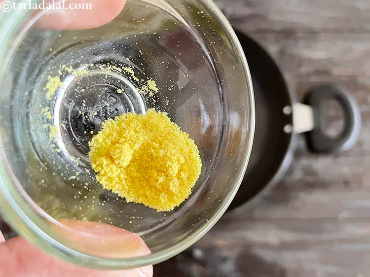 Step 15 – When the seeds crackle, add&nbsp;<meta charset="UTF-8" />1/4 tsp&nbsp;<a href="glossary-asafoetida-hing-113i">asafoetida (hing)</a>.<br /> &nbsp;