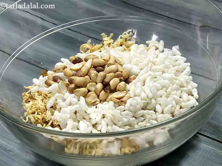 Step 7 – Add roasted peanuts. You can also add masala peanuts. They give a nice bite to …