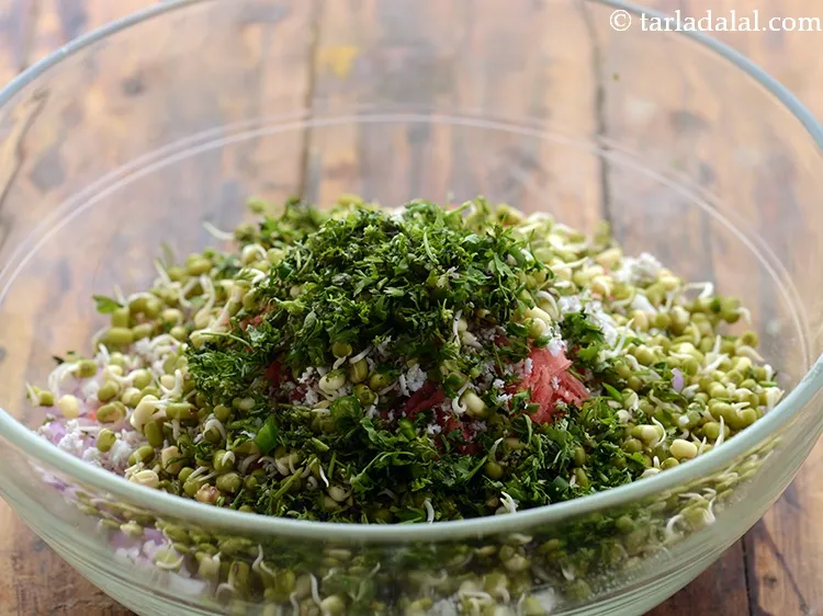 Step 13 – Add coriander which will add freshness.&nbsp;