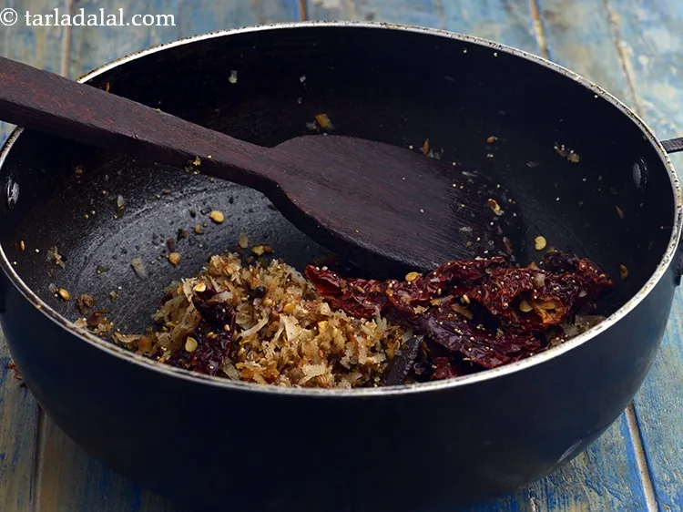 Step 16 – Saut&eacute; on a medium flame for 3 minutes.
