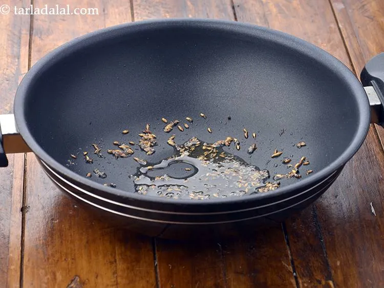 Step 16 – Saut&eacute; on a medium flame for a few seconds. They should crackle.